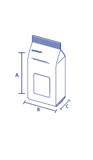 Körüklü Paket Etiketli